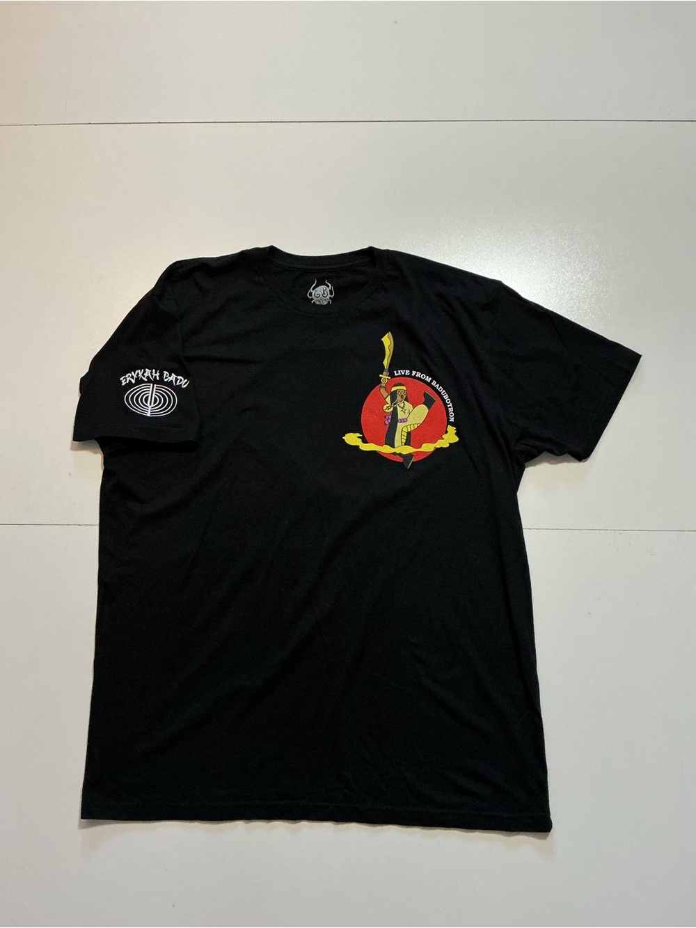 Erykah Badu Live From Badubotron 2021
Tour Concert Official T-Shirt